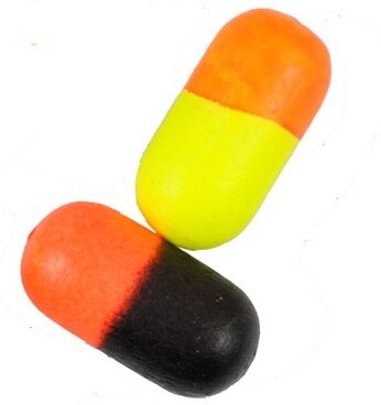 NUOLUX 100pcs Fishing Bobber Float Gummistopper Angeln Perle